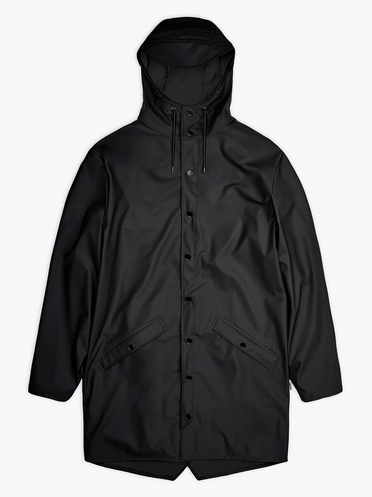 Rains Long Jacket Black