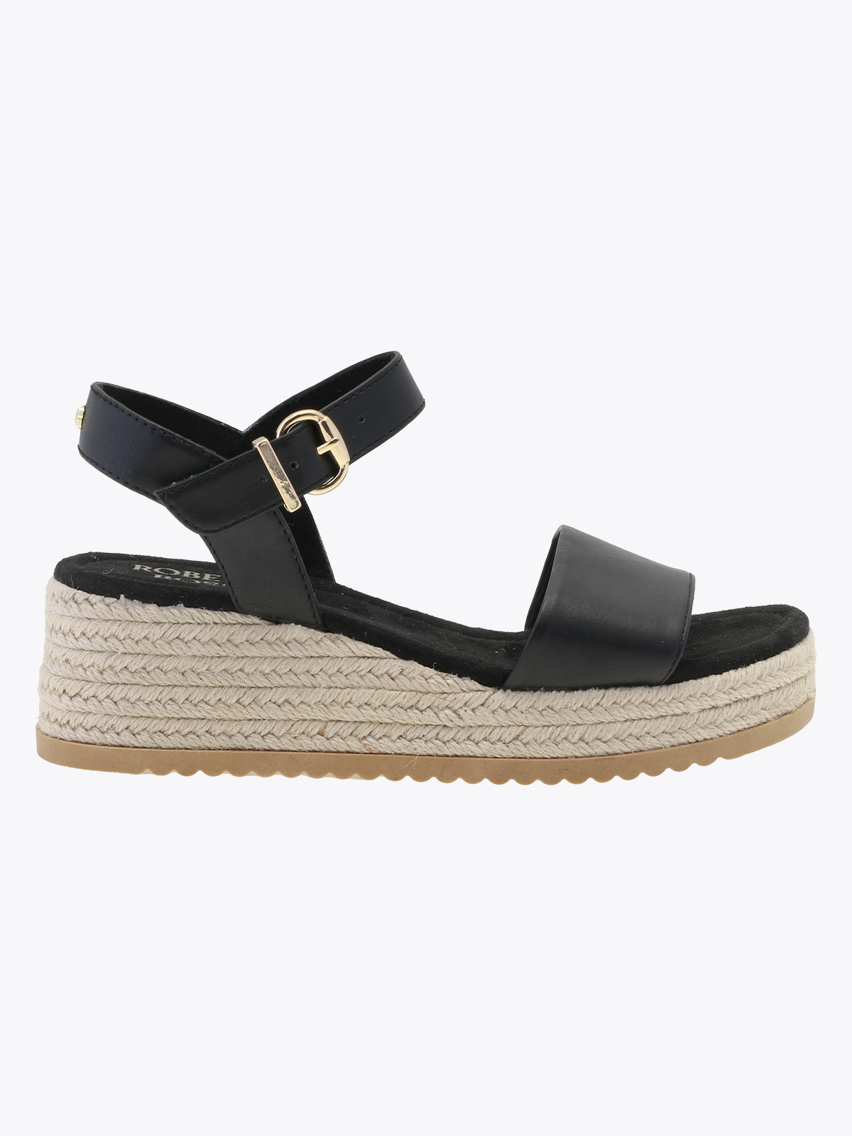 Roberto Rosso Lili Wedge Black