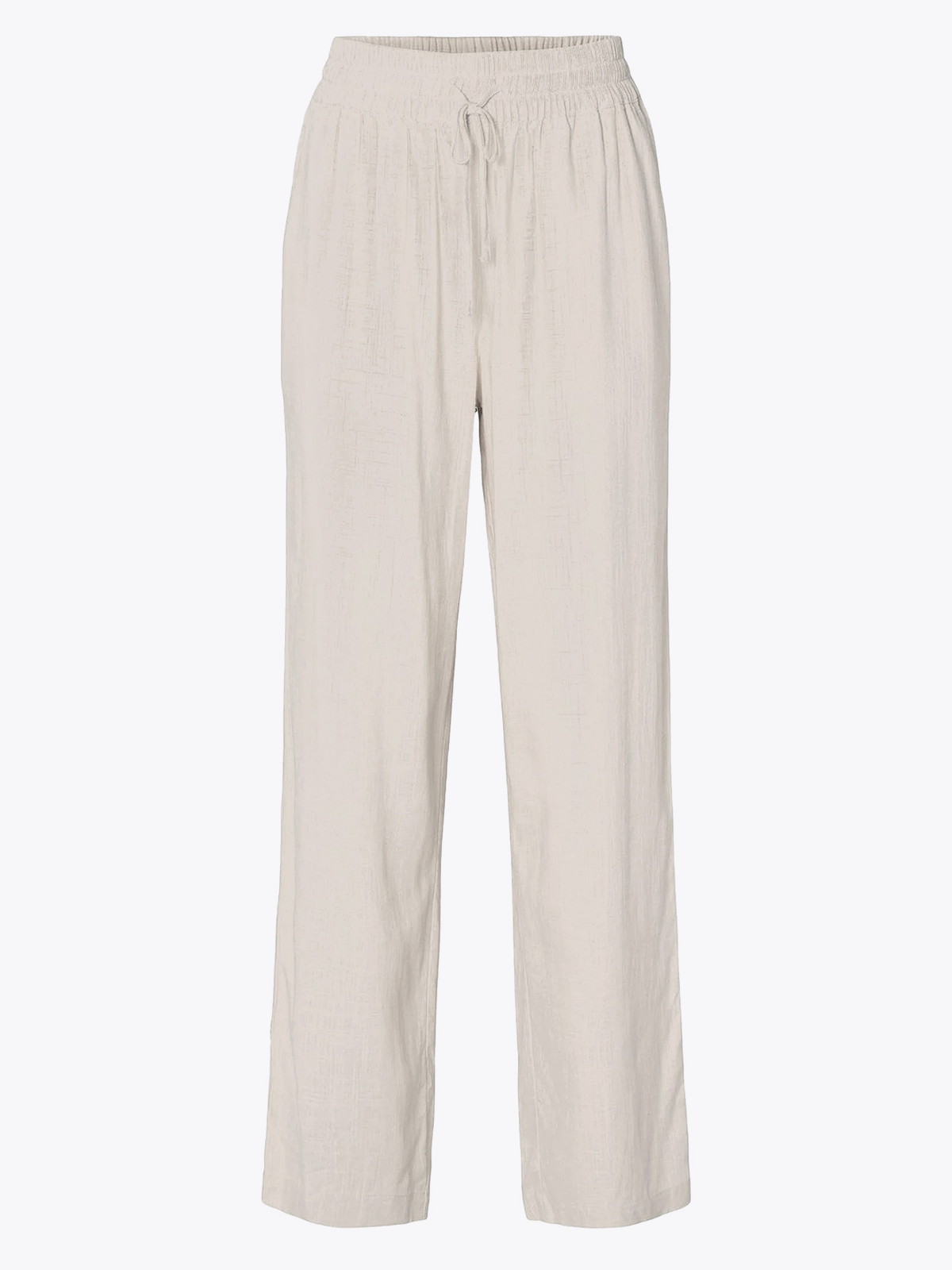 Selected Femme Viva Gulia High Waist Long Sun Pant Sandshell