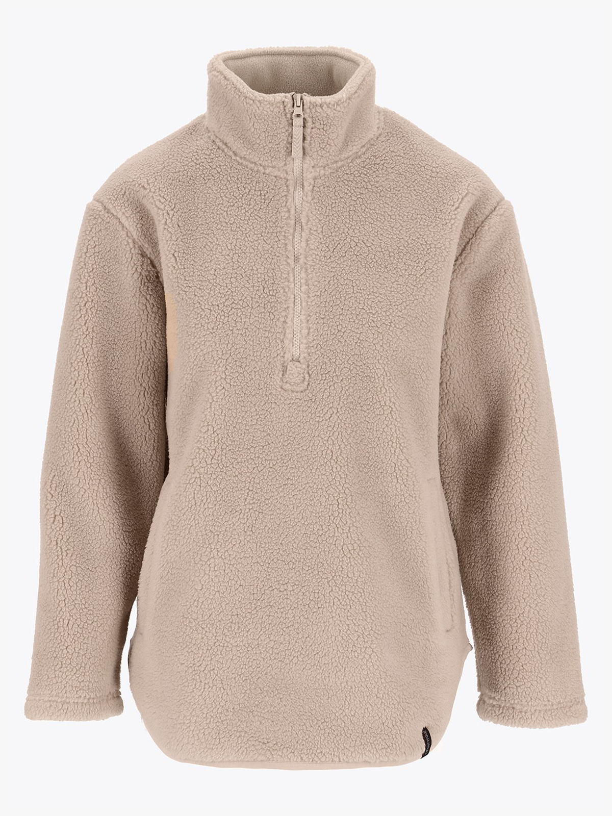 Twentyfour Mode Pile Half Zip Lys beige