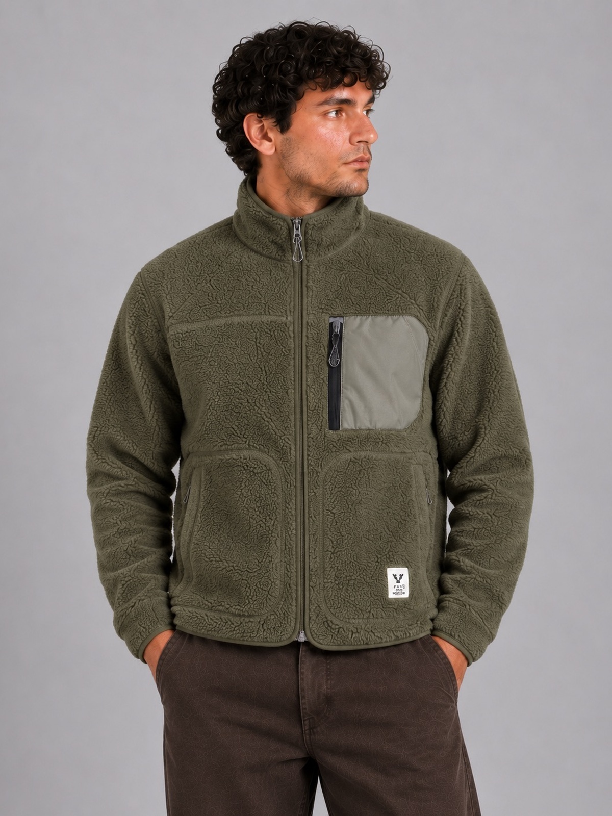 Fat Moose Wood Fleece Jacket Grønn