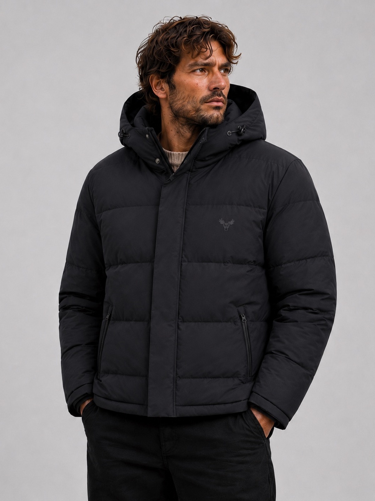 Fat Moose Storm Jacket Sort