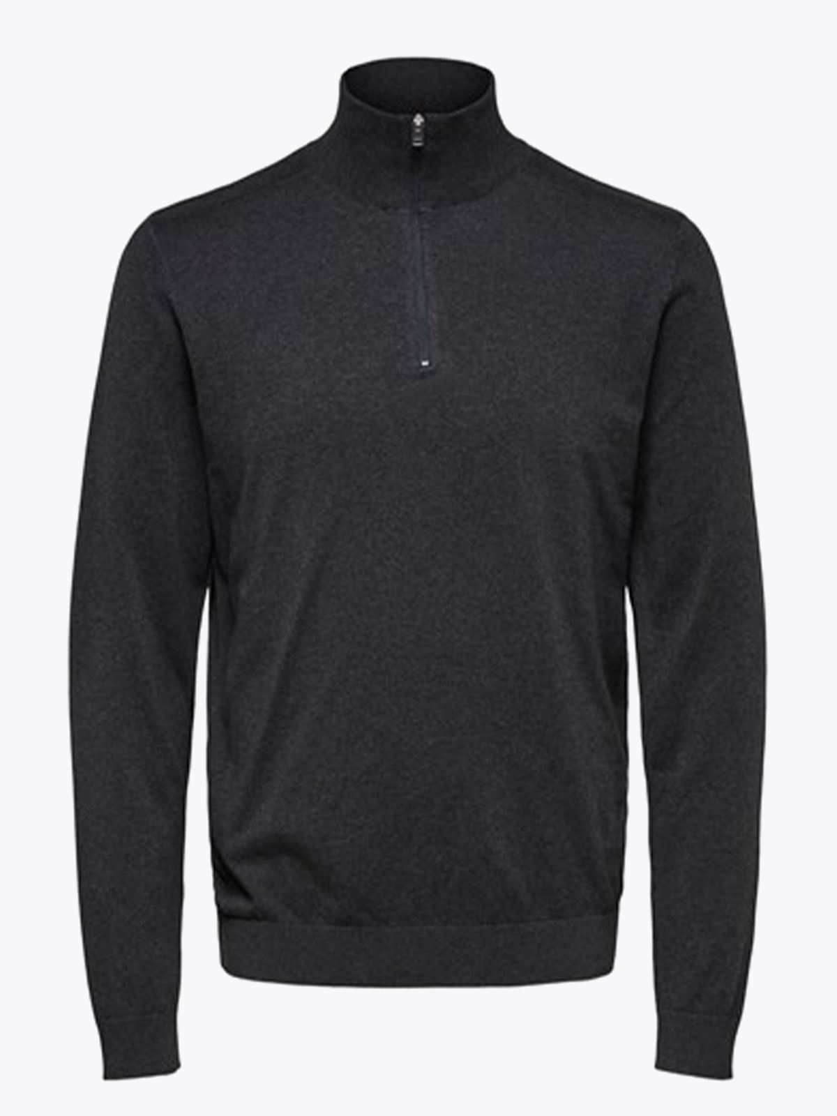 Selected Homme Selected Homme Berg Long Sleeve Half Zip Antracit Melange