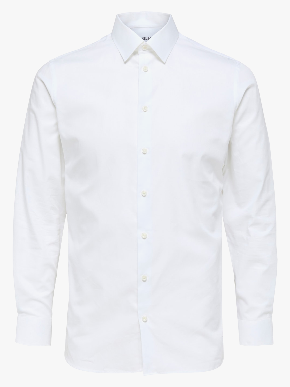 Selected Homme Slim Ethan Shirt Long Sleeve Classic Bright White