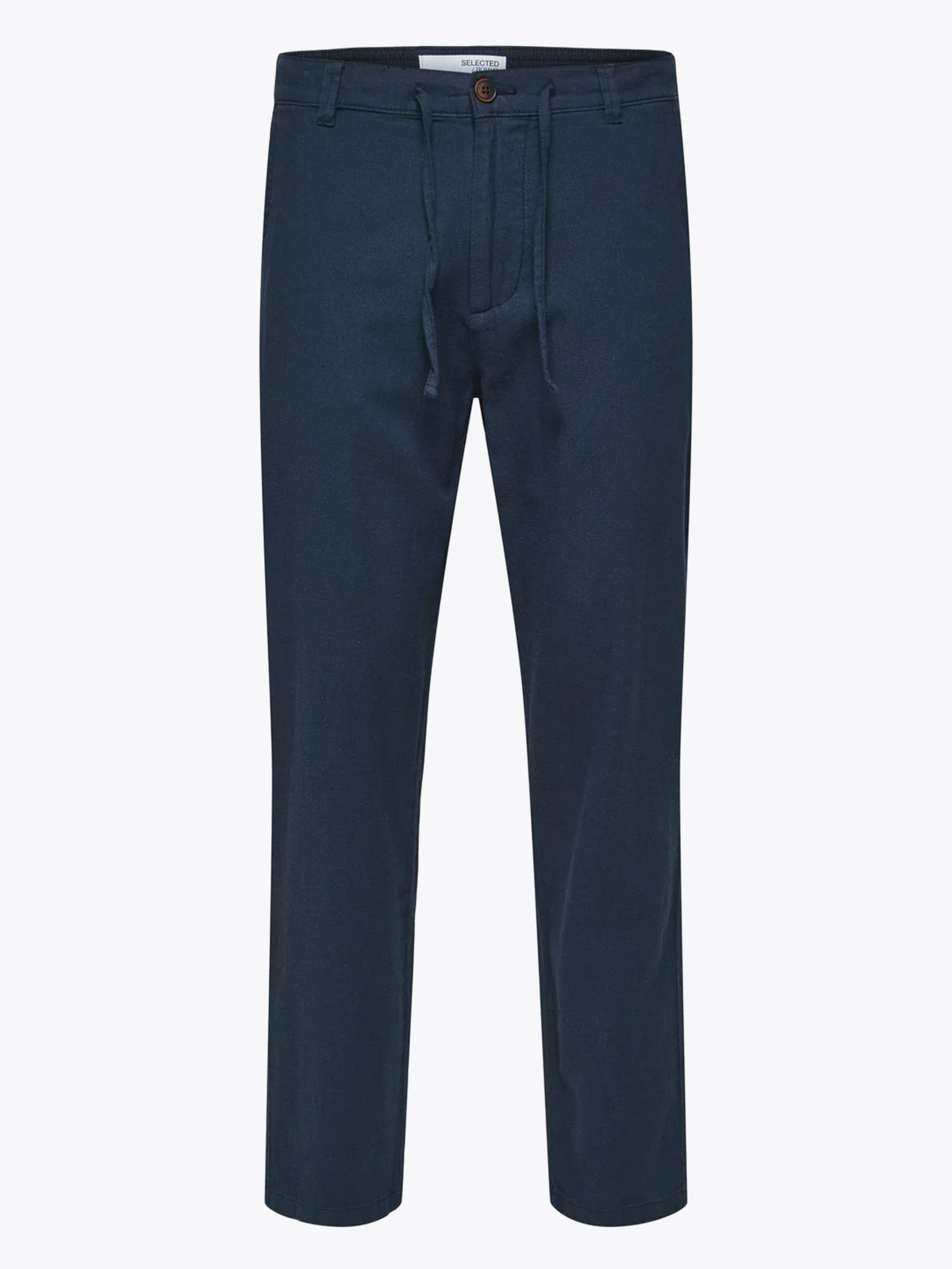 Selected Homme Slim Tape Brody Linen Pant Dark Sapphire