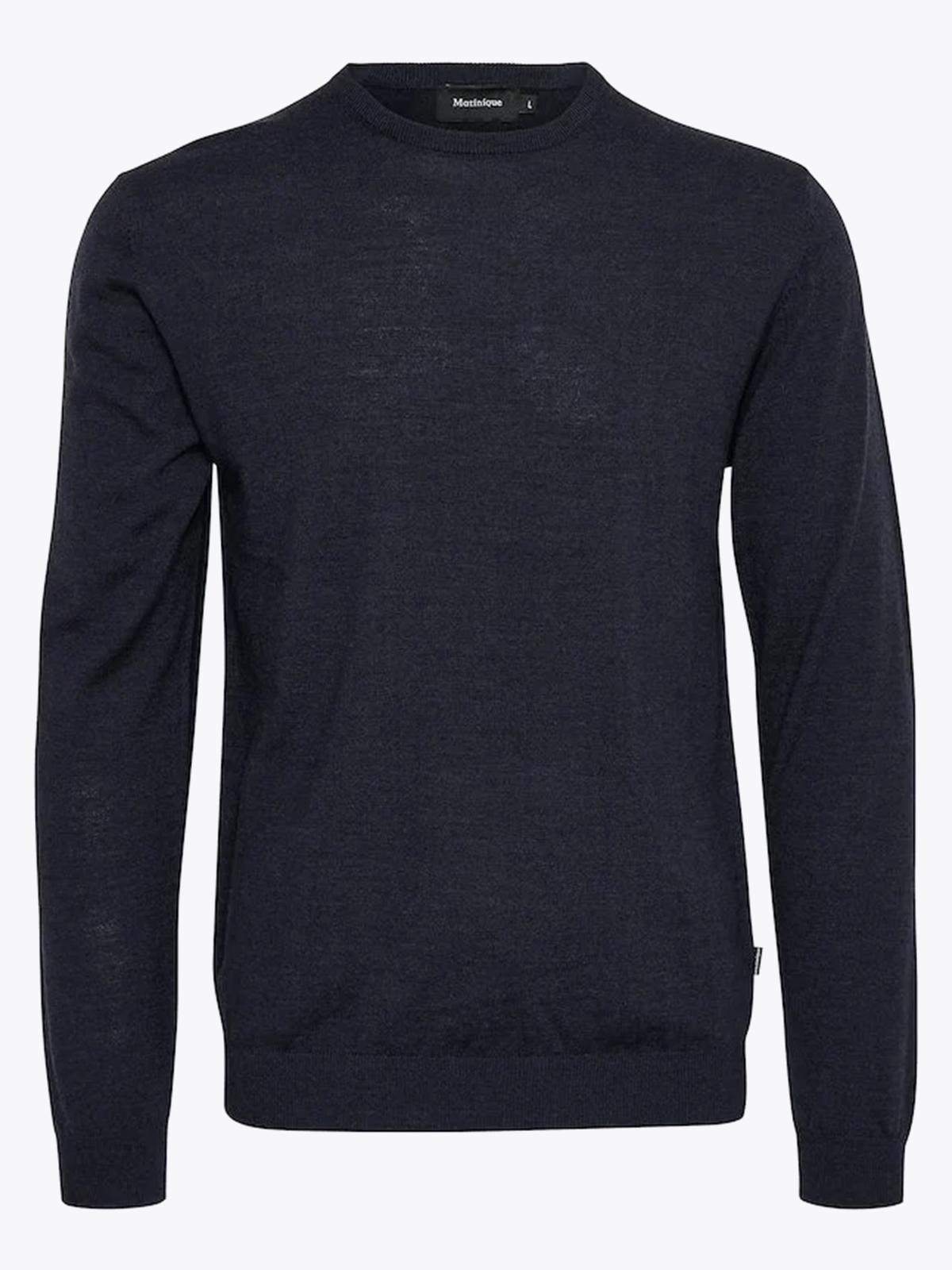 Matinique Grate Wool Pullover Dark Navy