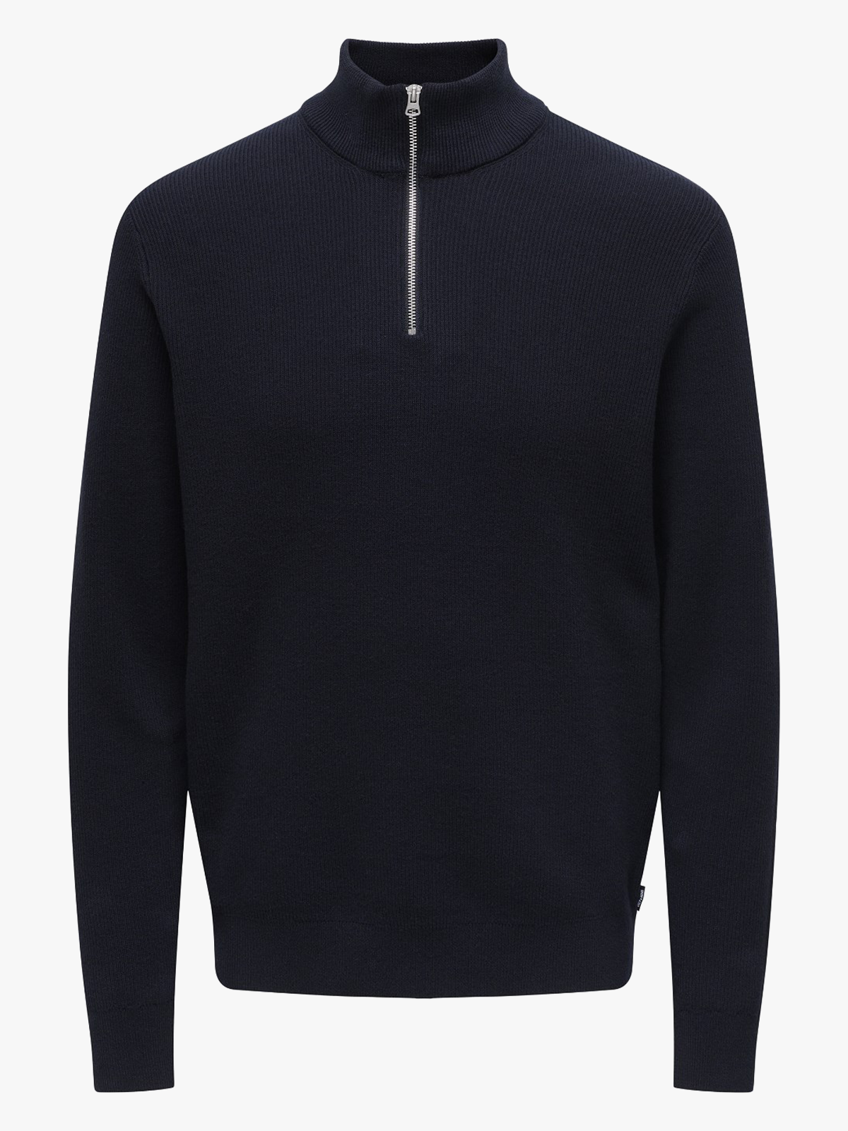 Only & Sons Phil Reg Cotton Half Zip Knit Dark Navy