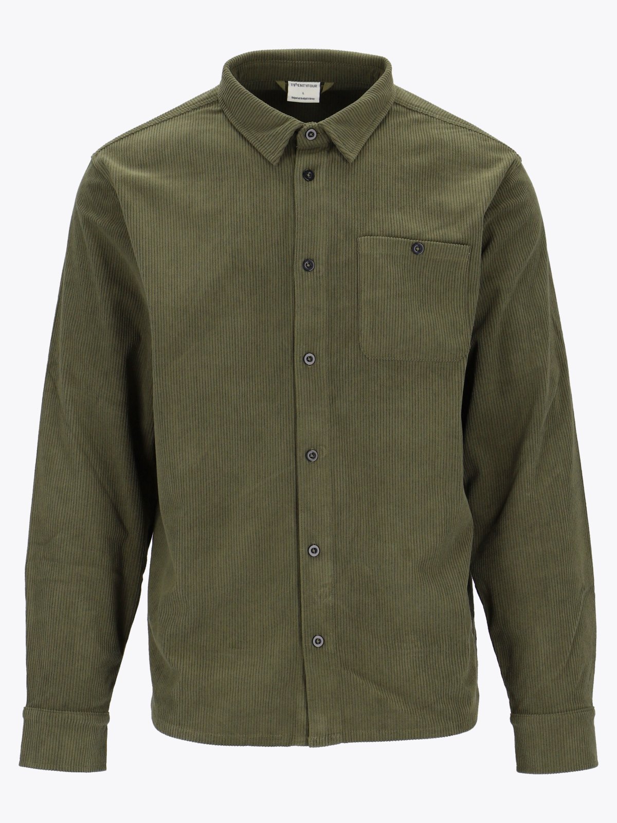 Twentyfour Mode Cord Skjorte Furu