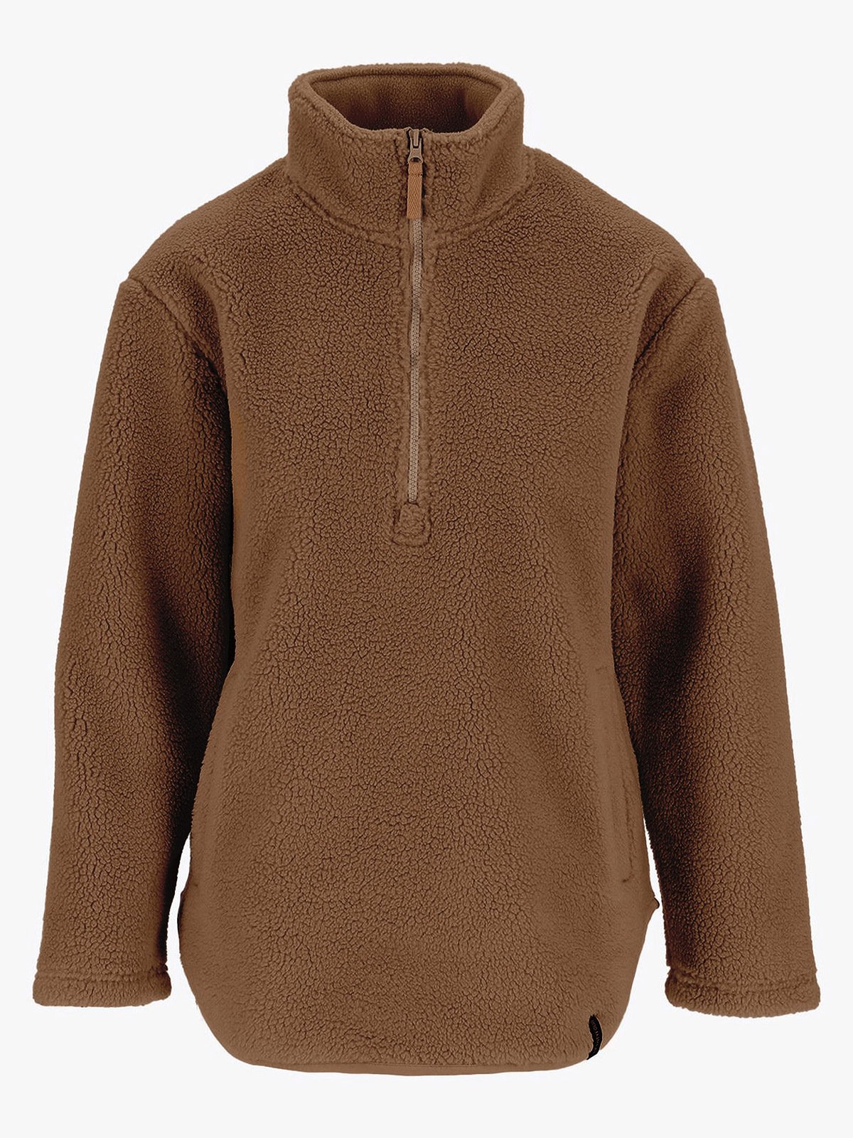 Twentyfour Mode Pile Half Zip Karamell