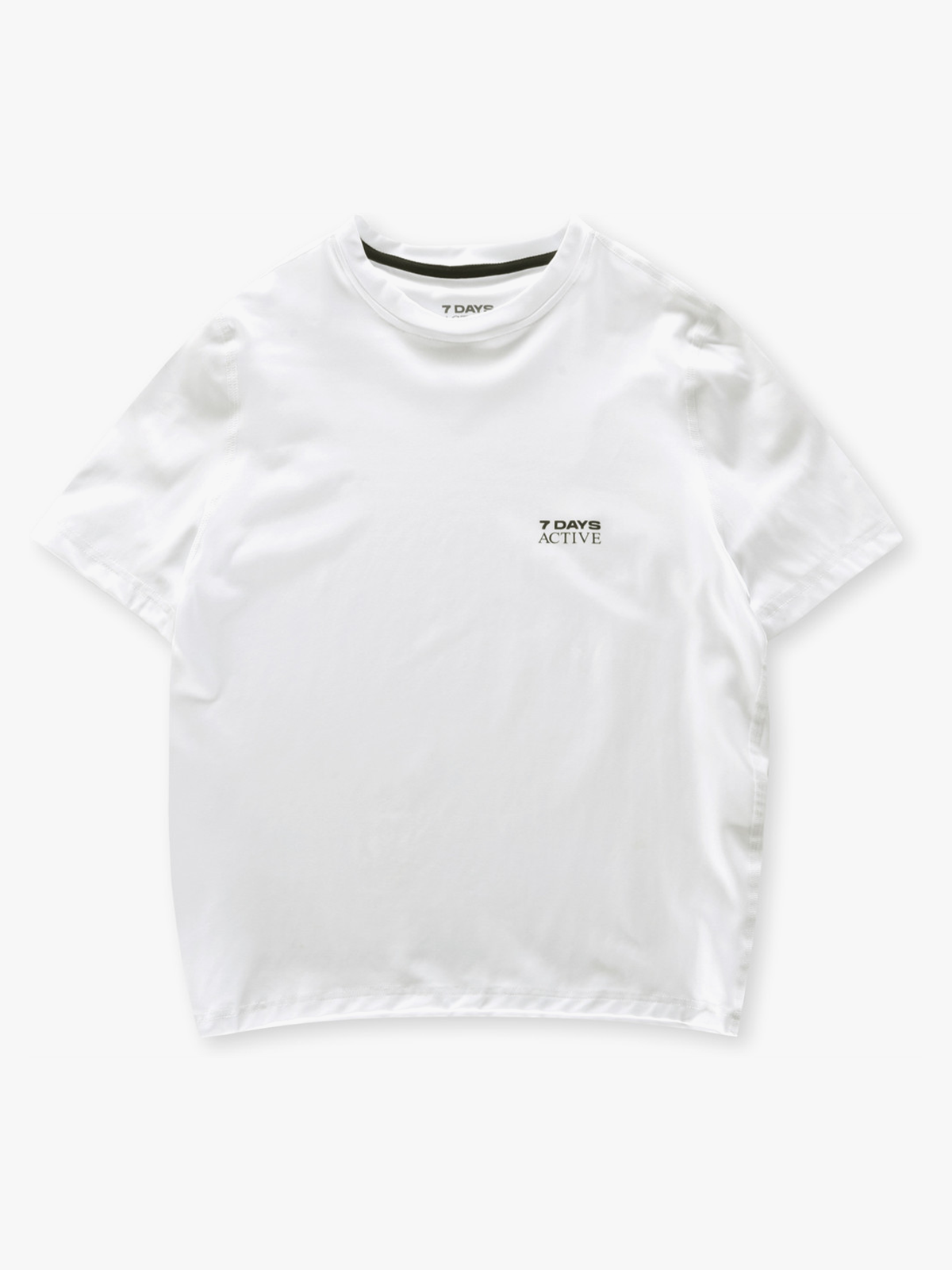 7 DAYS Active Womens Short Sleeve Tee Brilliant White