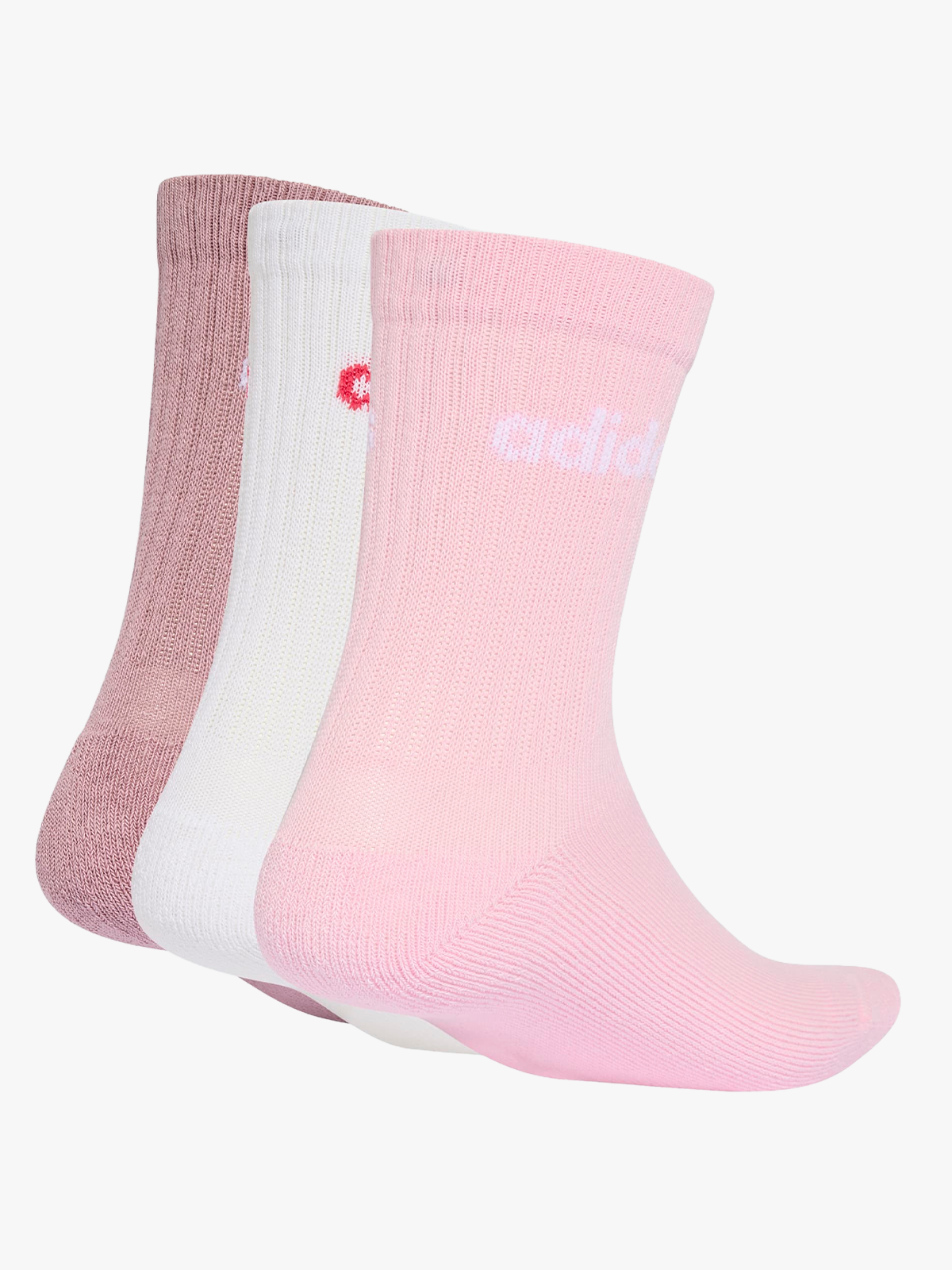 adidas Crew 3-Pack Rosa
