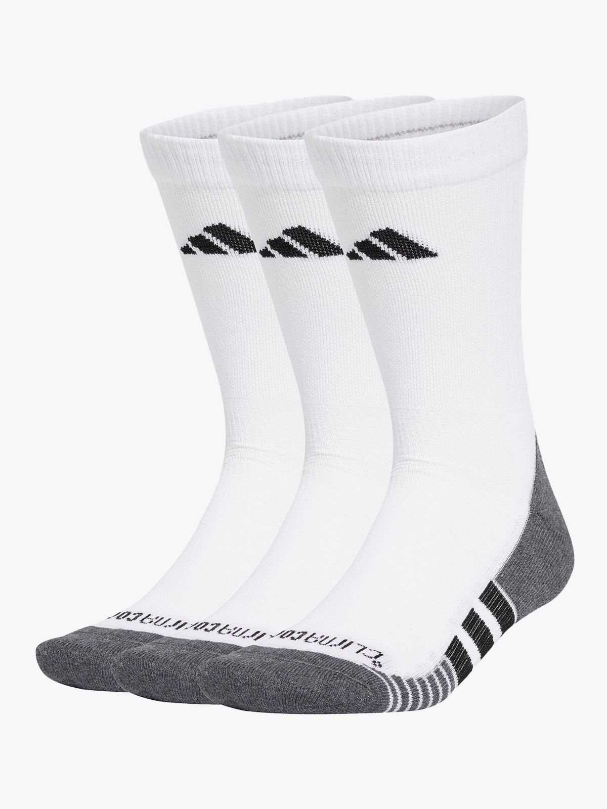 adidas Performance Cush Crew Socks 3-Pack White