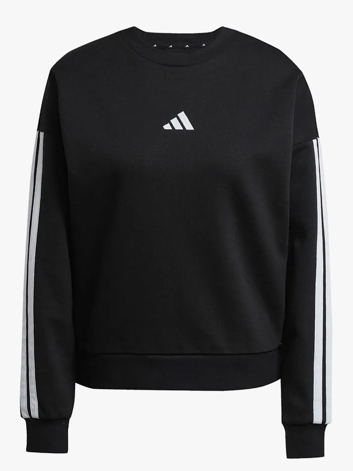 adidas 3-Stripes Fleece Sweater Black