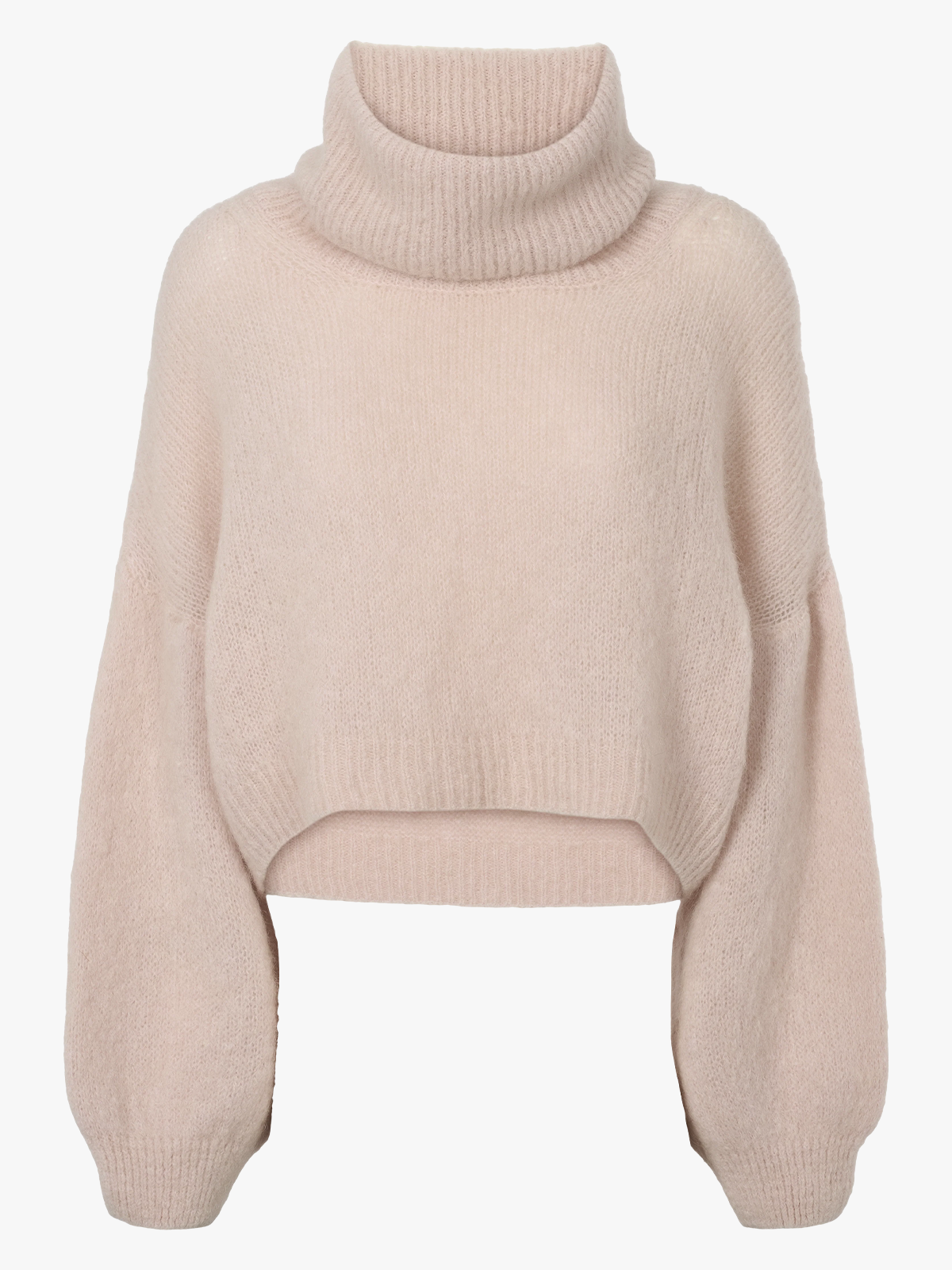 American Dreams Andrea Rollneck Alpaca Pullover Light Taupe
