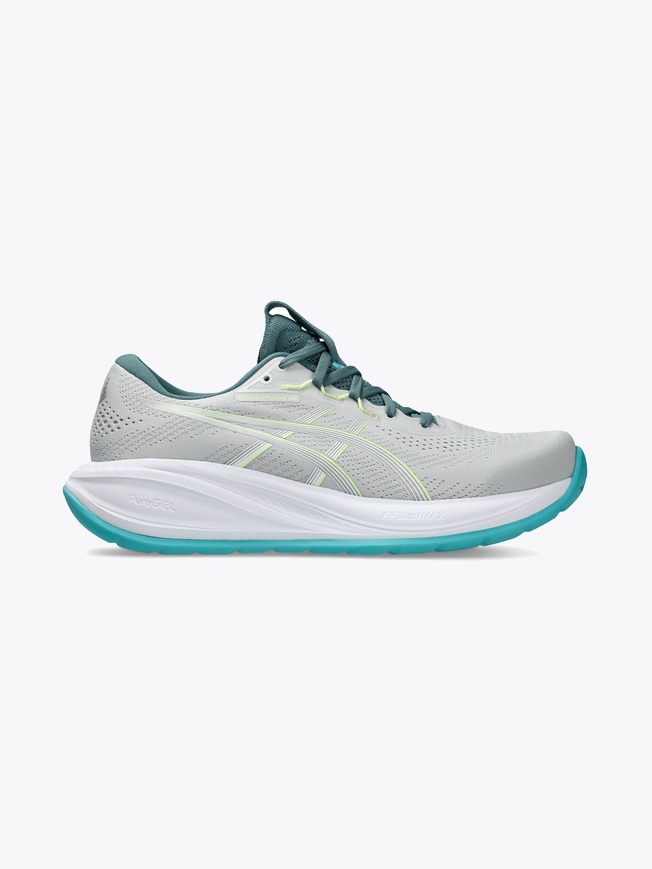 ASICS Gel-Cumulus 28 Cloud Grey / Energy Aqua