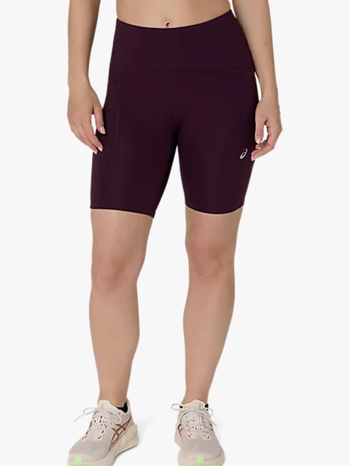 ASICS Road High Waist 8in Sprinter Dark Aubergine