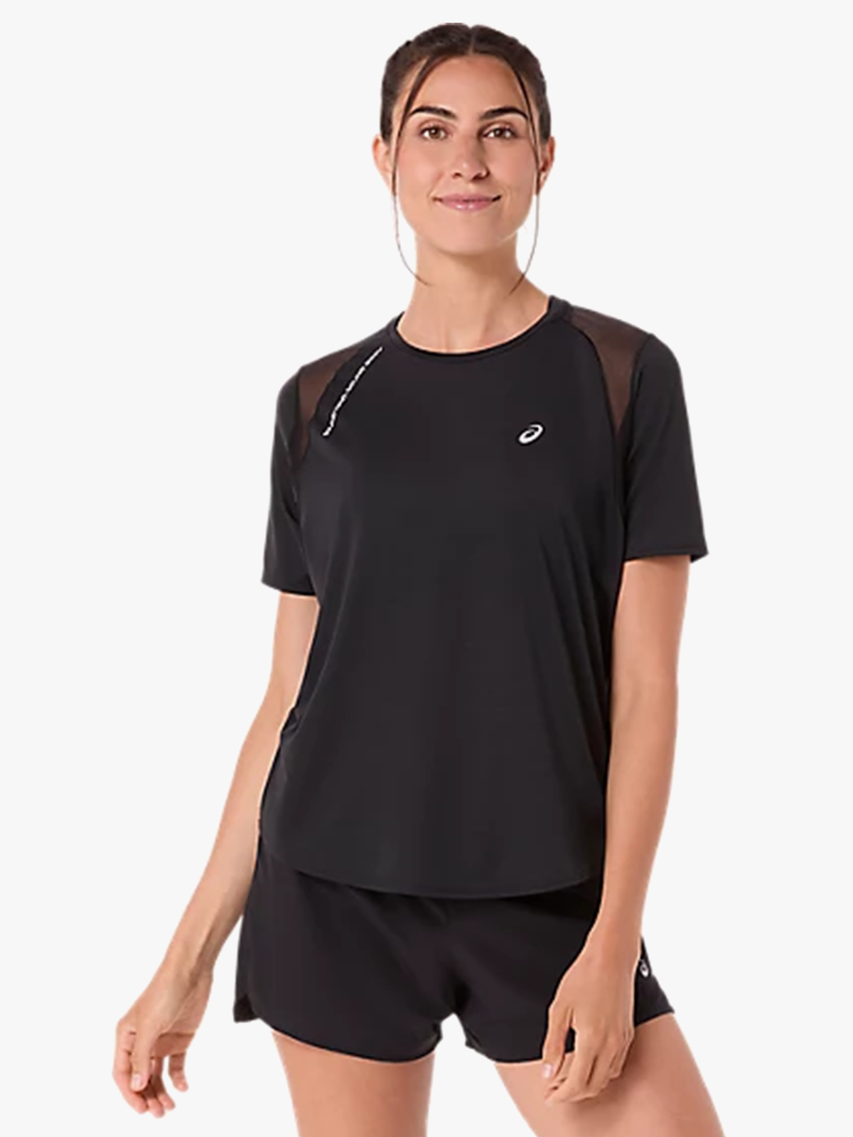 ASICS Road Short Sleeve Top Performance Black