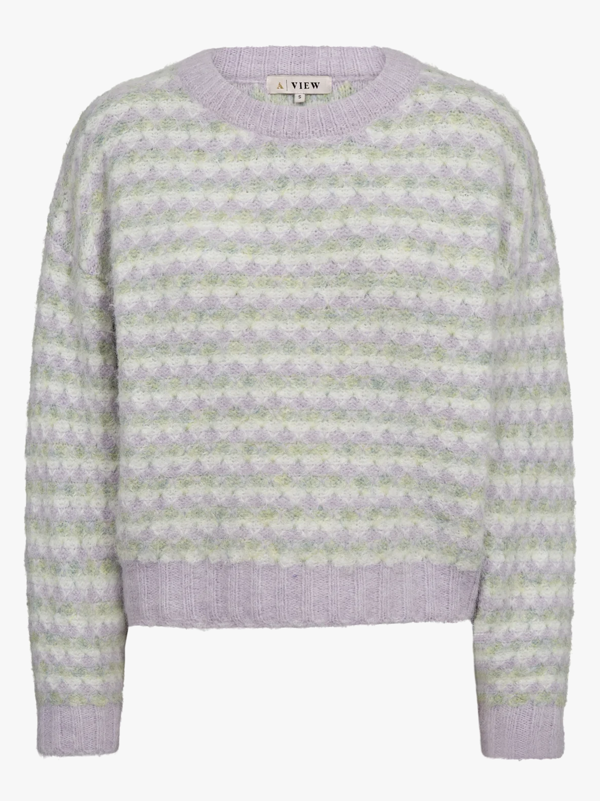 A-View Sassi Knit Pullover Green / Purple
