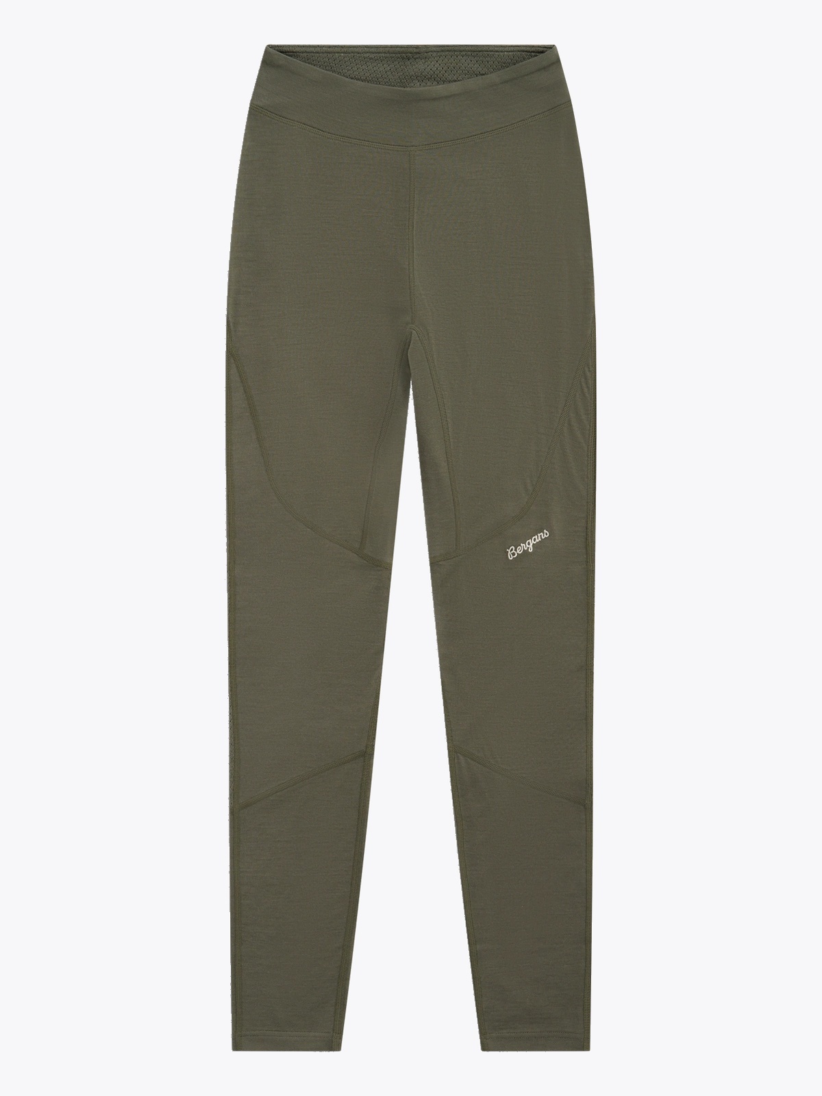 Bergans Inner:Pure Merino Tights Women Green Mud