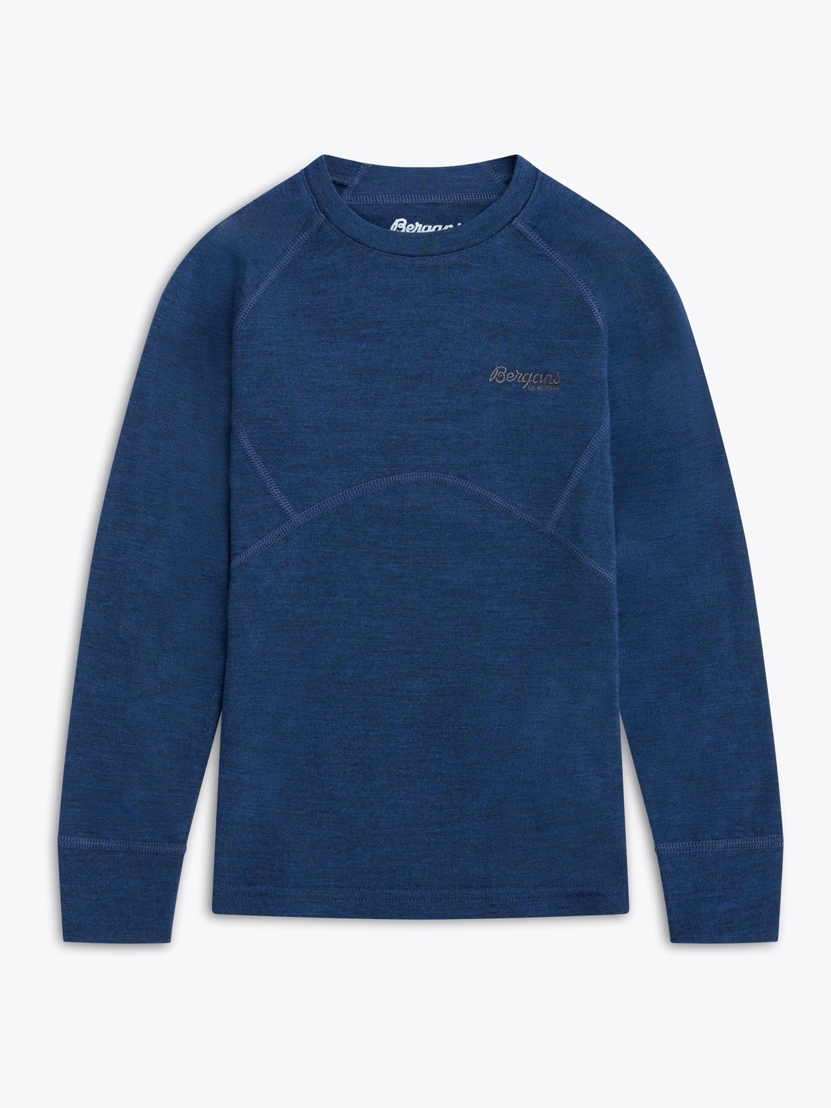 Bergans Inner:Pure Merino Kids Long Sleeve Navy