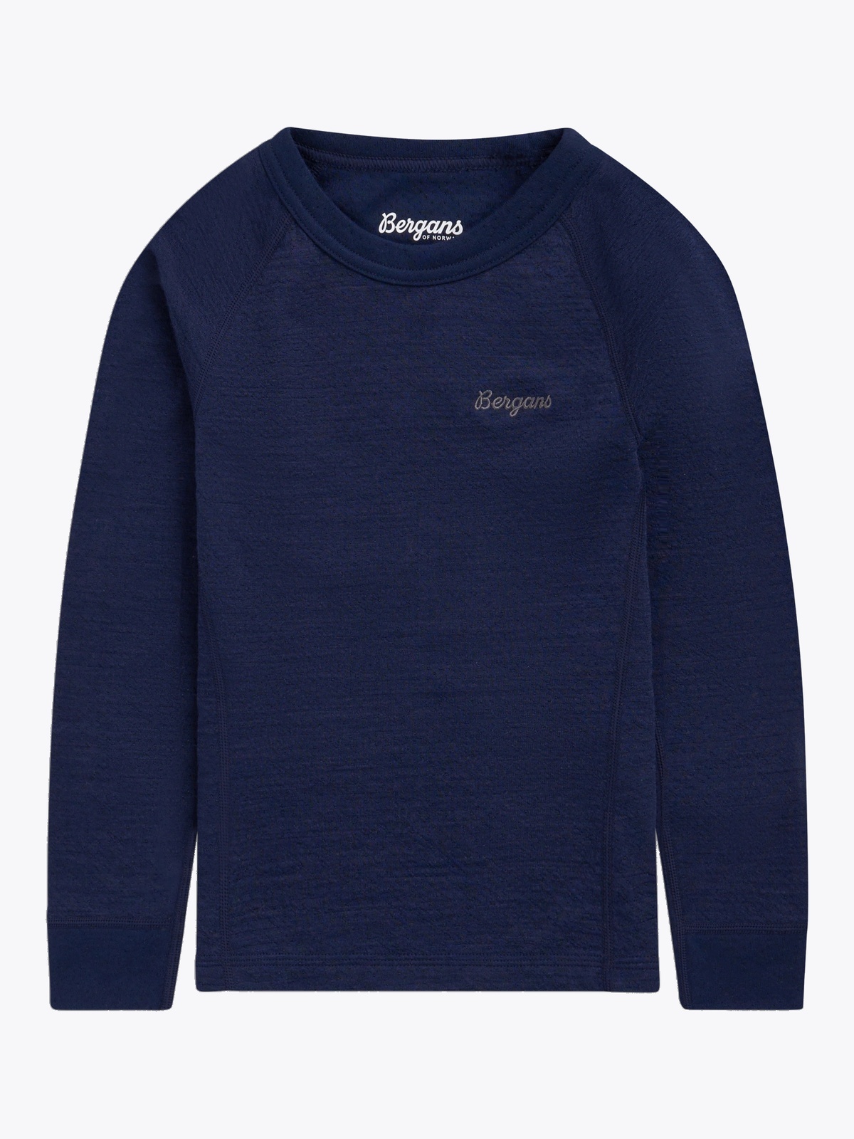 Bergans Inner:Dual Merino Kids Long Sleeve Navy Blue