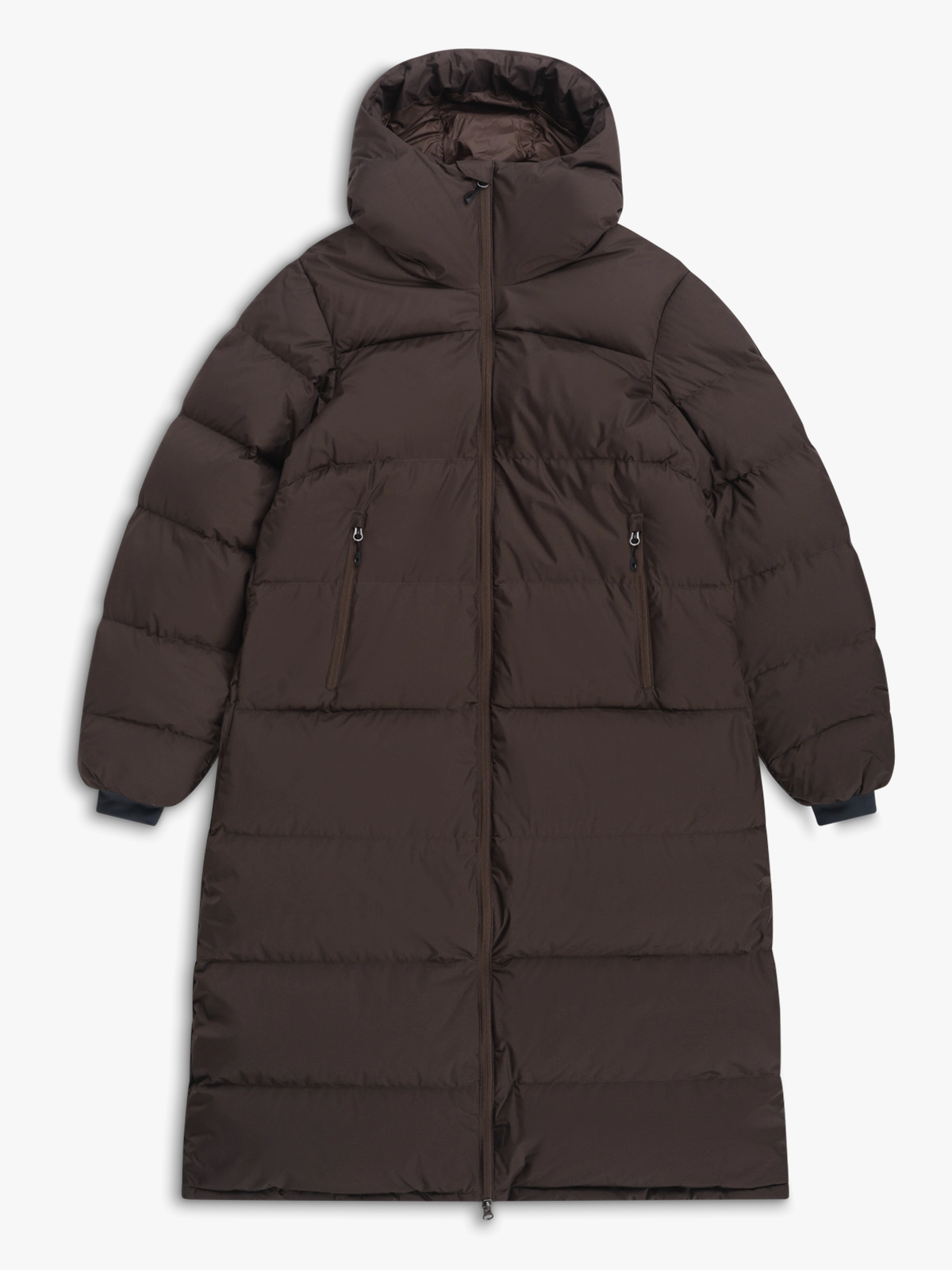 Bergans Oslo Down Long Coat Women Dark Chocolate