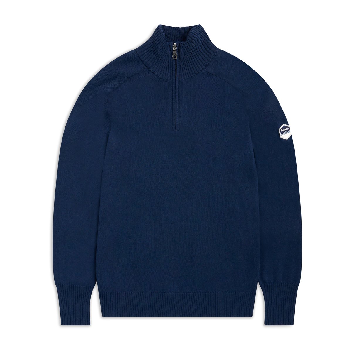 Bergans Minde Wool Half Zip Men Navy Blue