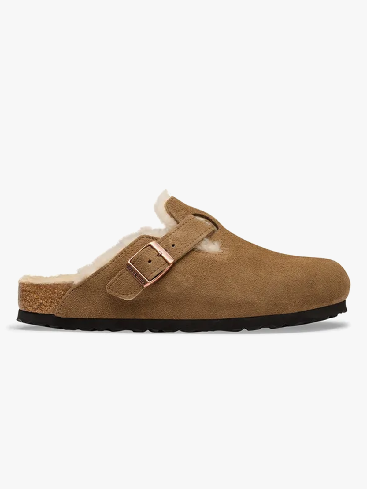 Birkenstock Boston Shearling Dark Tea