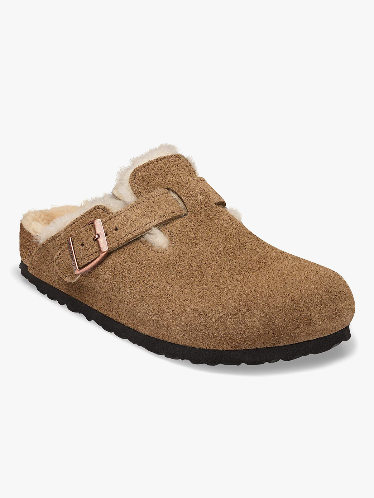 Birkenstock Boston Shearling Dark Tea