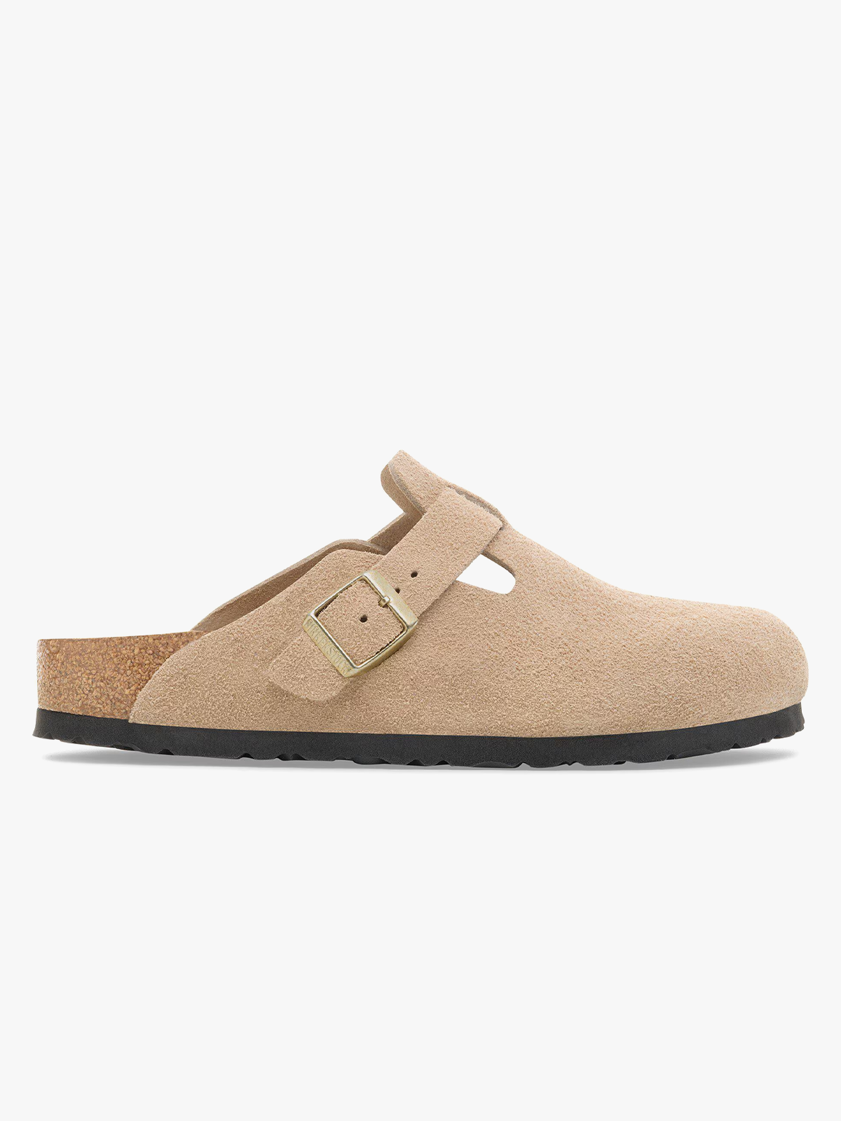 Birkenstock Boston Suede Leather Sandcastle