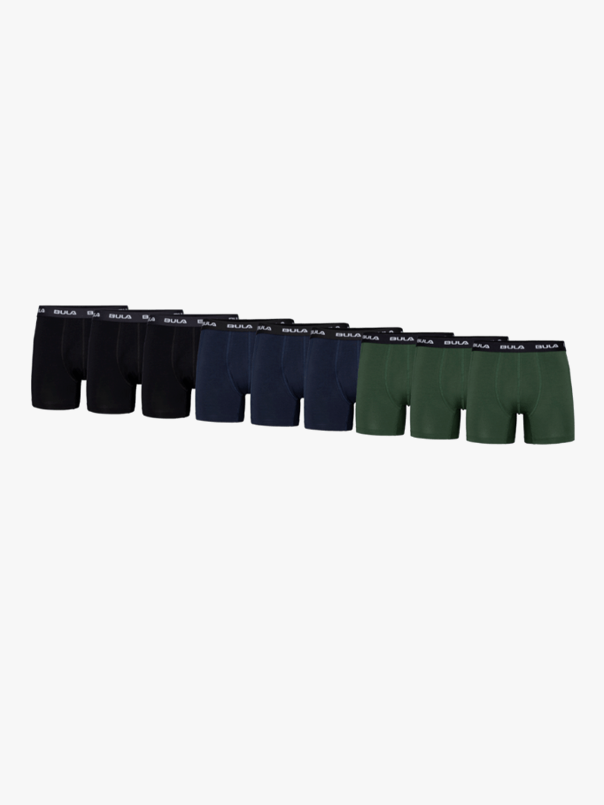 Bula Frame 9-Pack Boxers Pine / Black / Navy