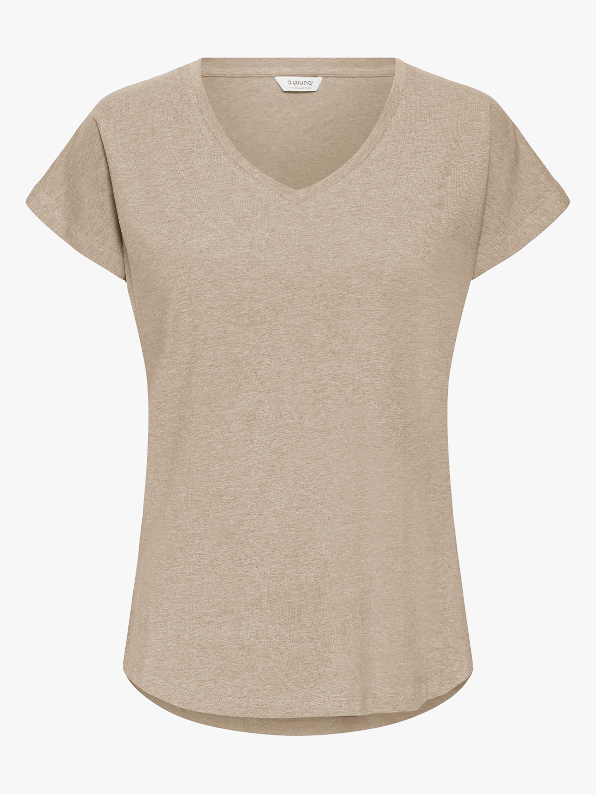 B.YOUNG Pamila V Tee Chinchilla Melange