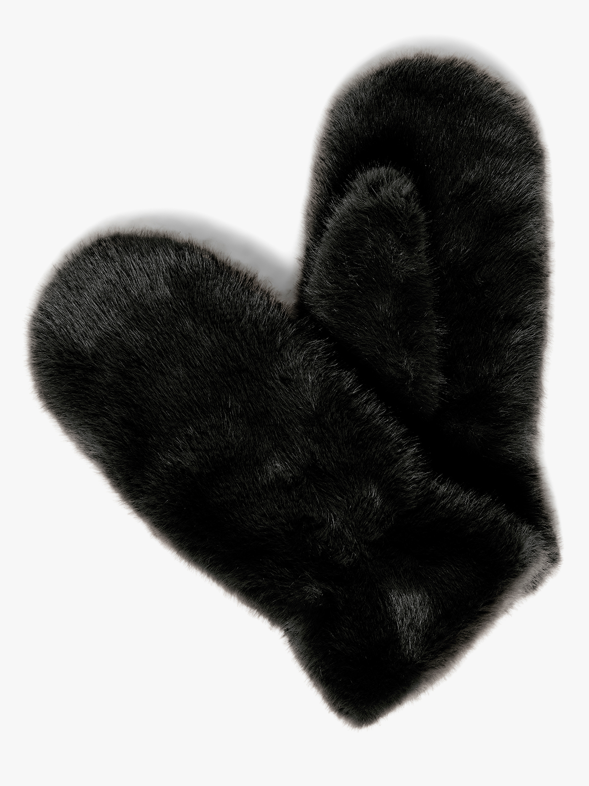 B.YOUNG Wolfie Mittens 2 Meteorite - Black