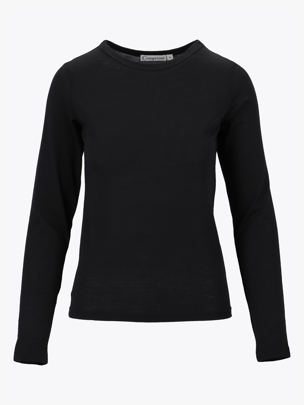 Comprimé Basic Wool Longsleeve Black