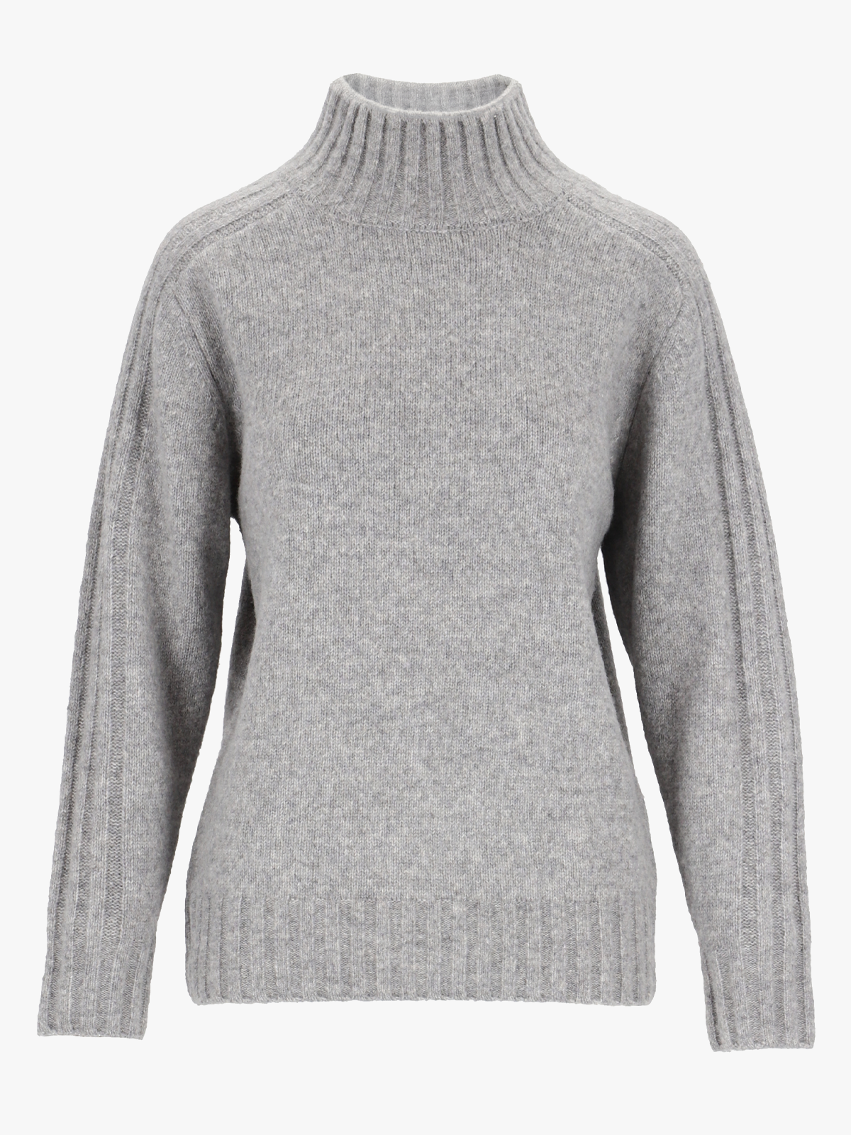 Comprimé Turtleneck Sweater Grå Melert