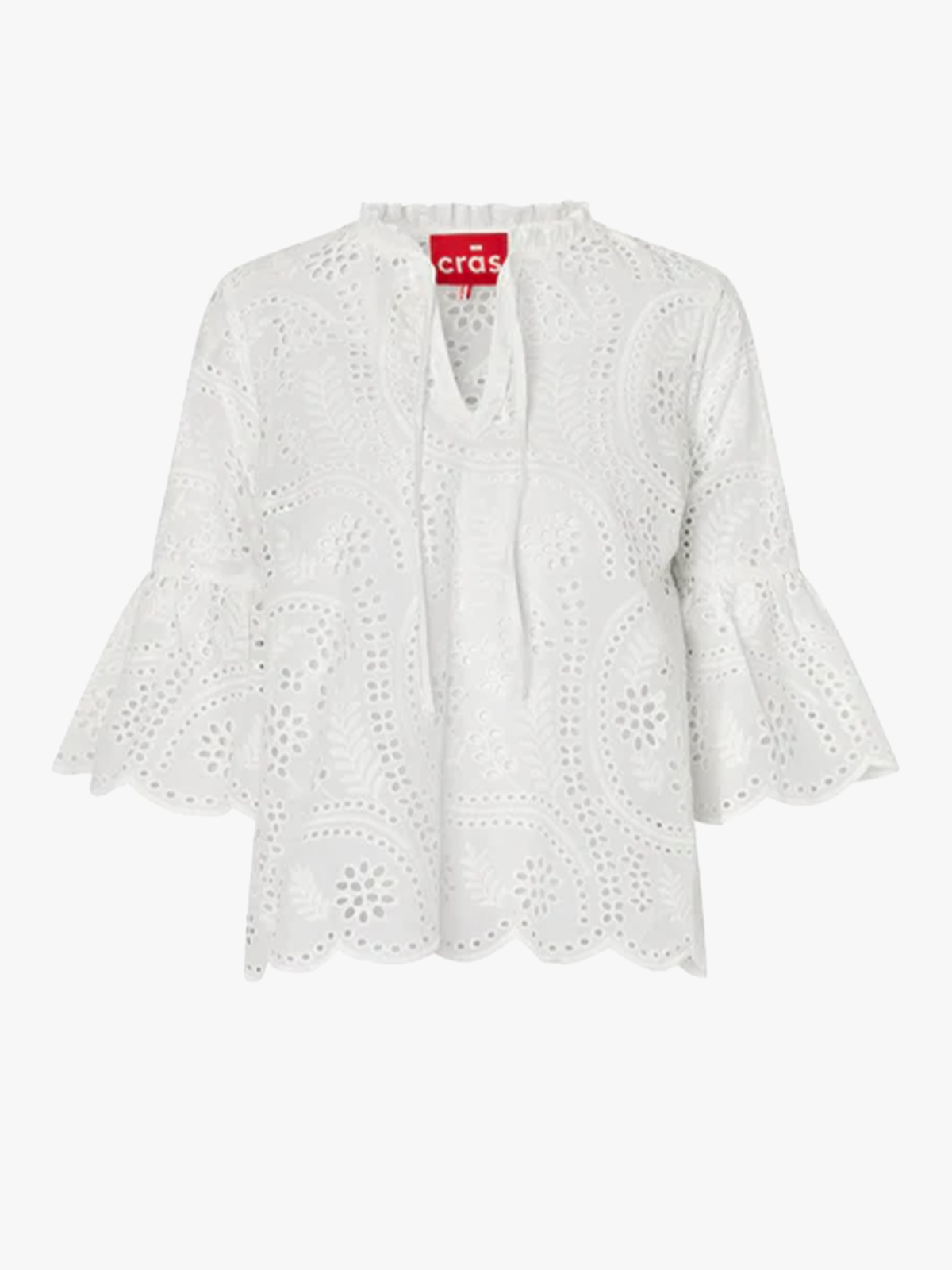 Cras Briza Blouse White