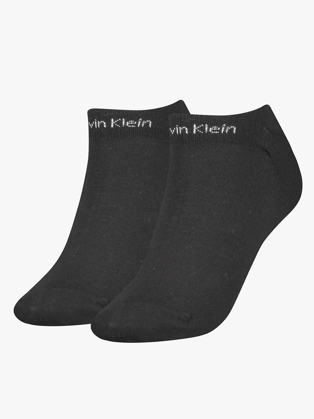 Calvin Klein 2-pack Coolmax Gripper Ped Woman Black