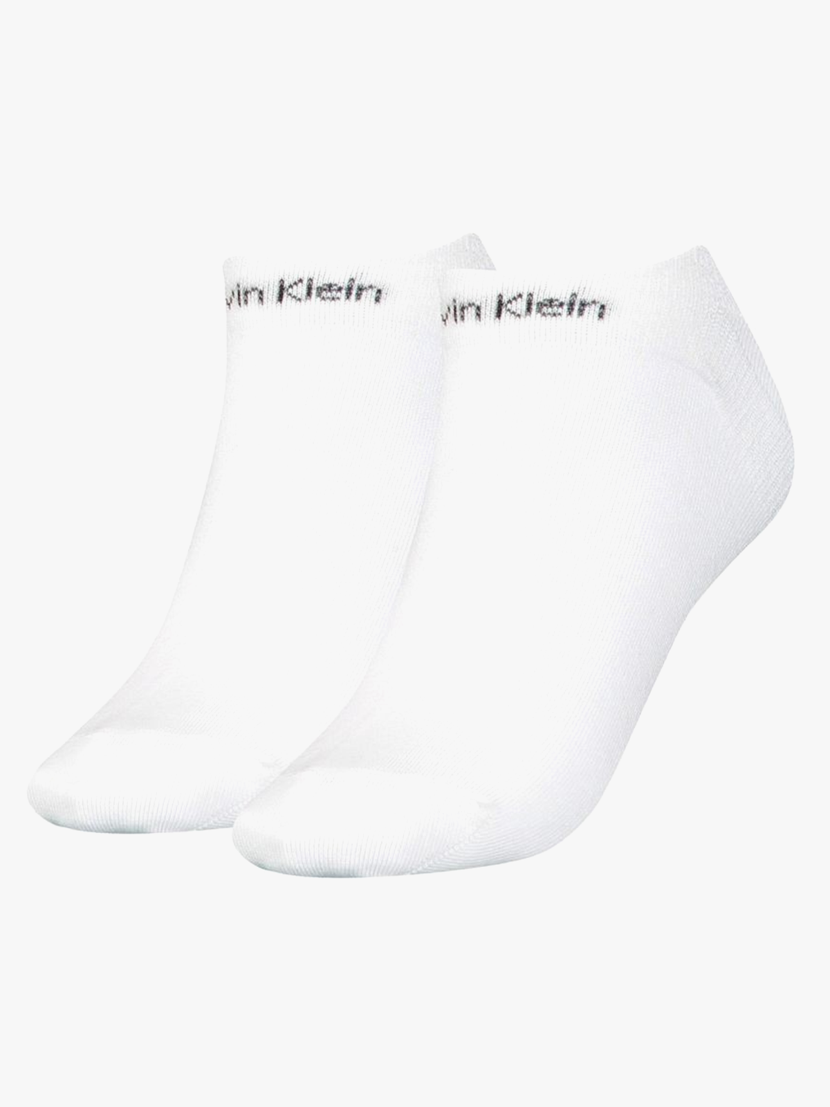 Calvin Klein 2-pack Coolmax Gripper Ped Woman Hvit