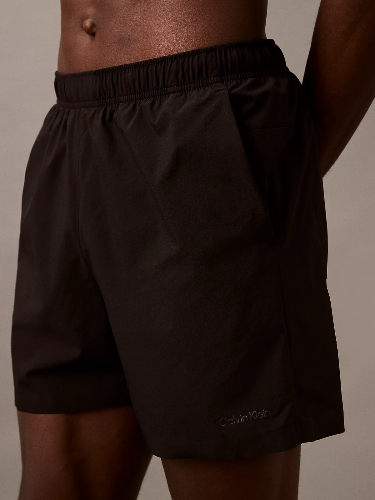 Calvin Klein Medium Drawstring Pvh Black