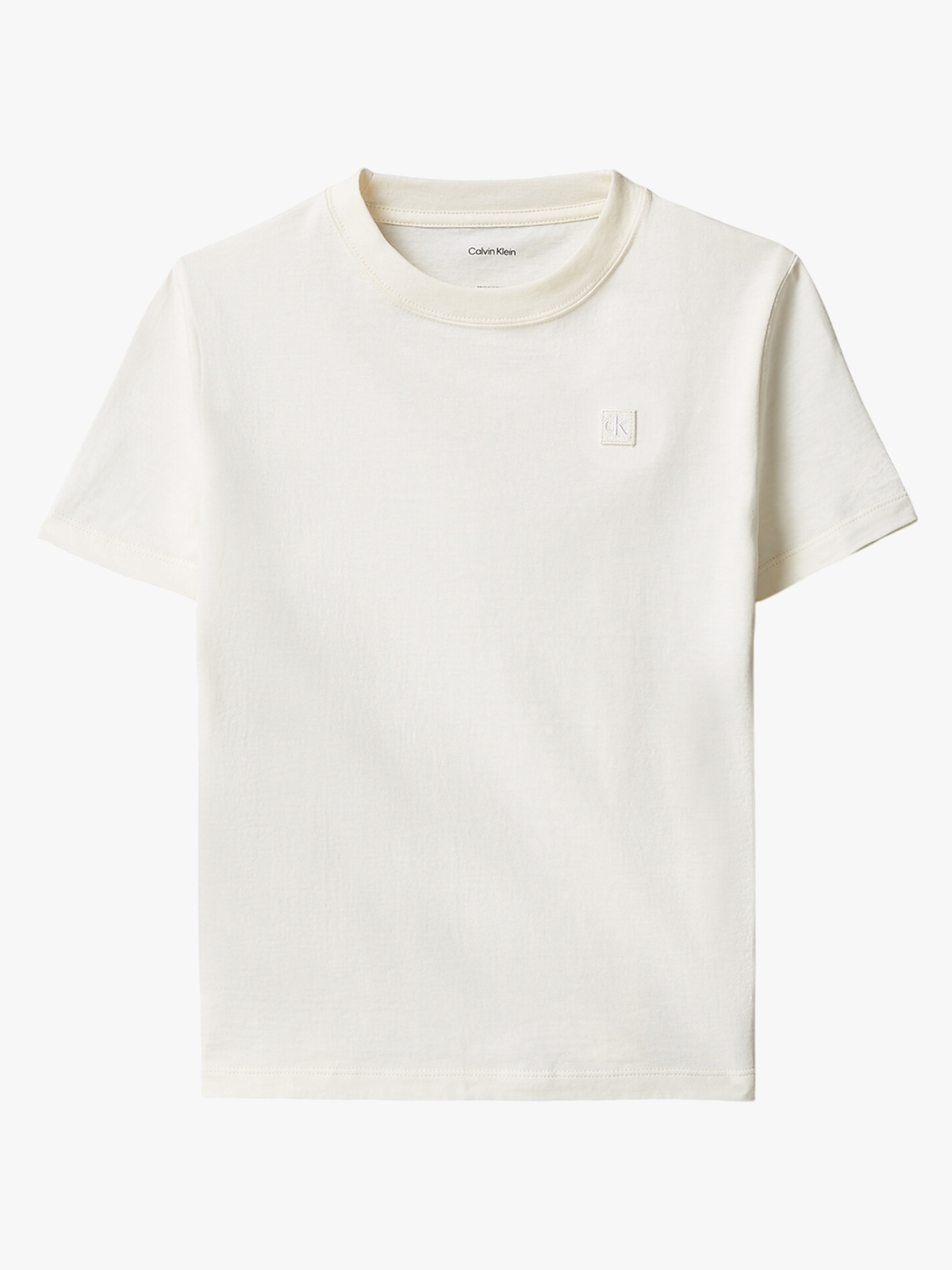 Calvin Klein Mini Badge Tee Junior Tofu