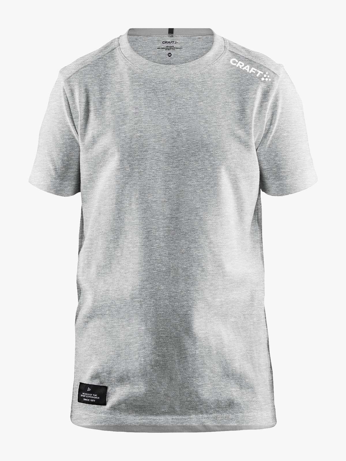 Craft Community Mix Short Sleeve Tee Junior Grey Melange