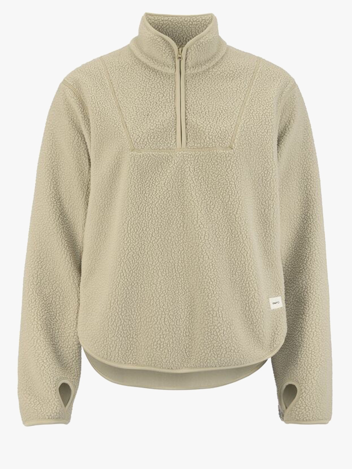 Craft Join Pile Fleece Half Zip Hay