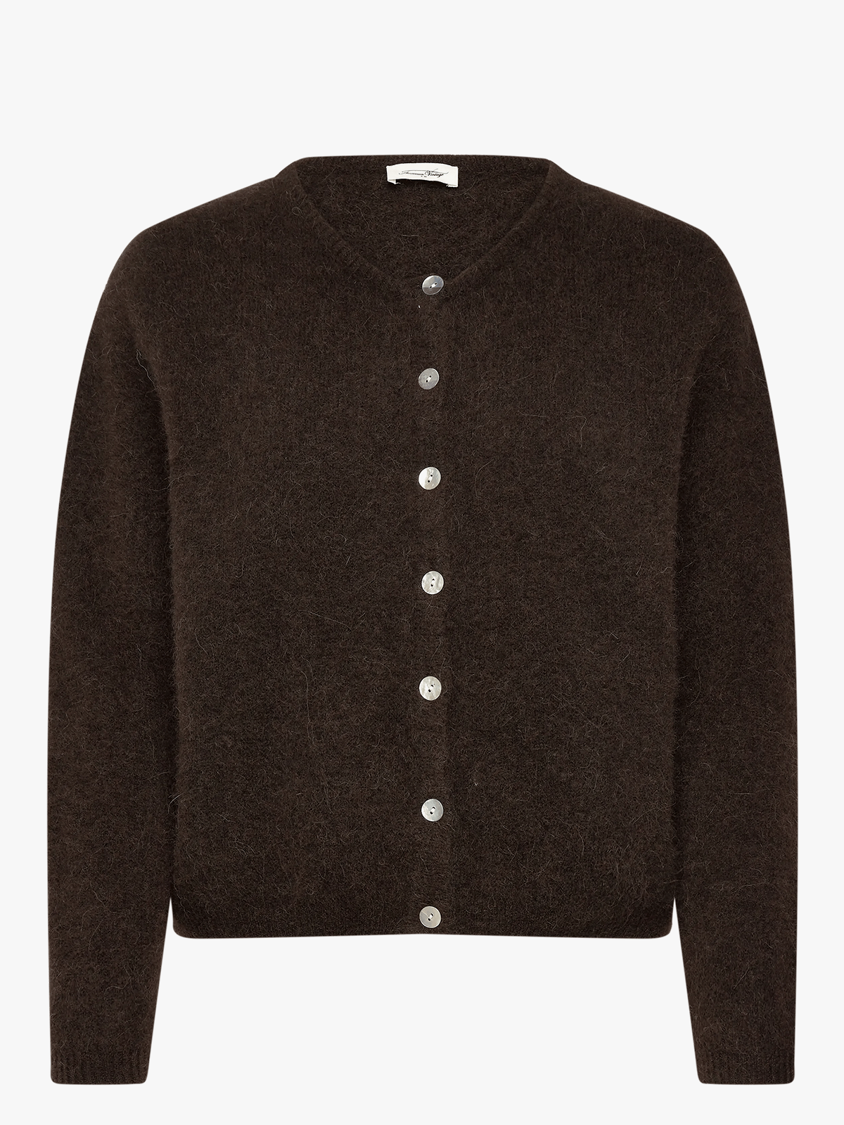 American Vintage Vitow Cardigan Coffee Melange