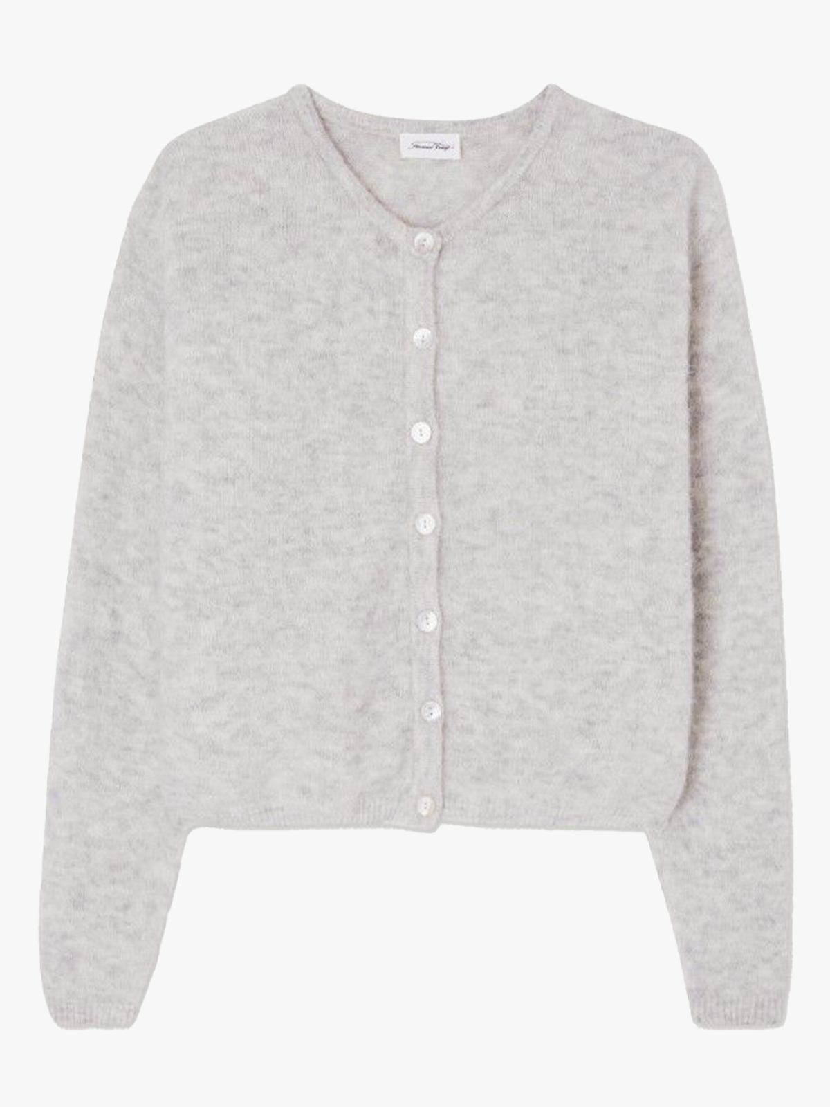 American Vintage Vitow Cardigan Melange Light Grey