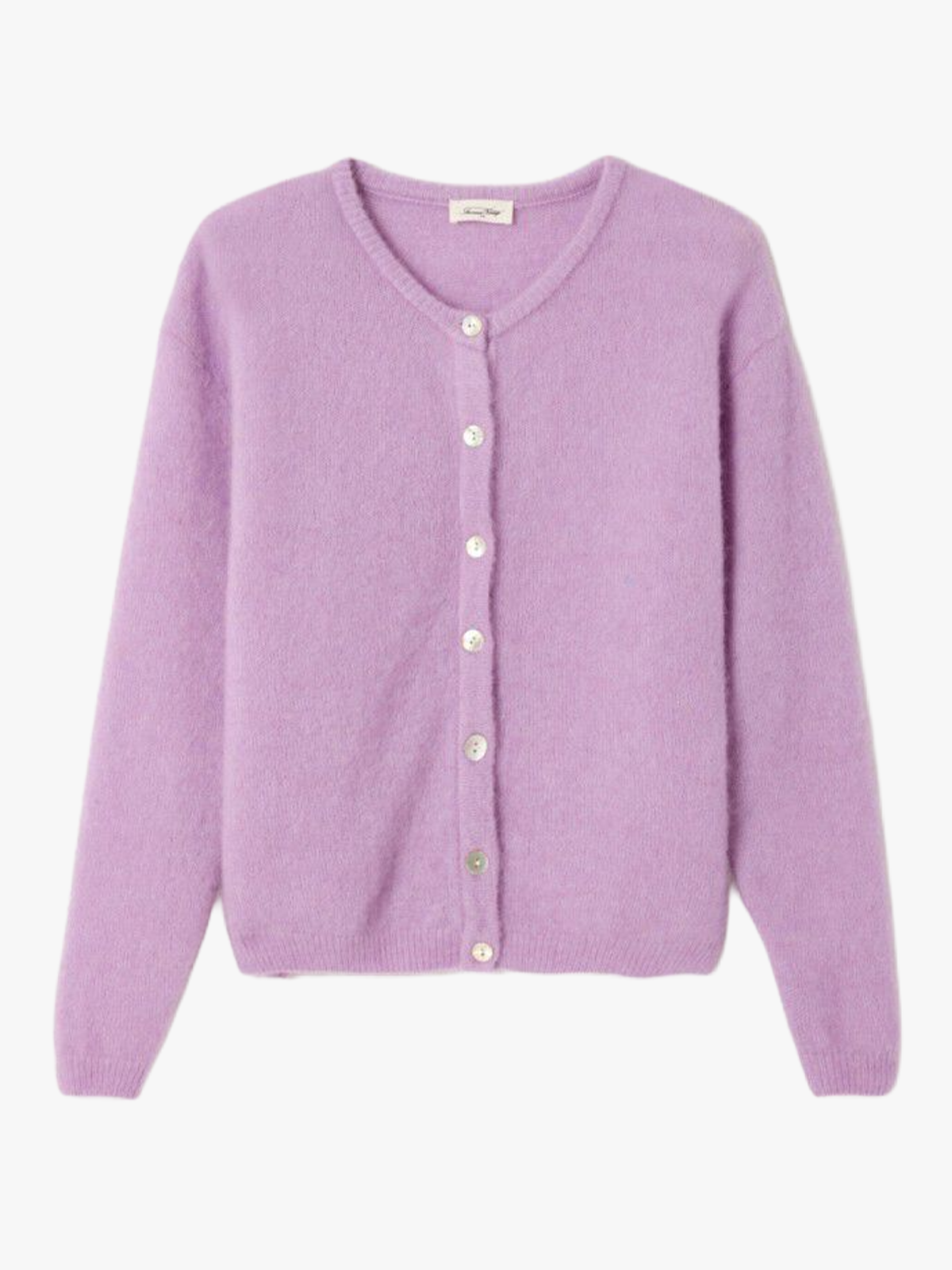 American Vintage Vitow Cardigan Lavendel Melange