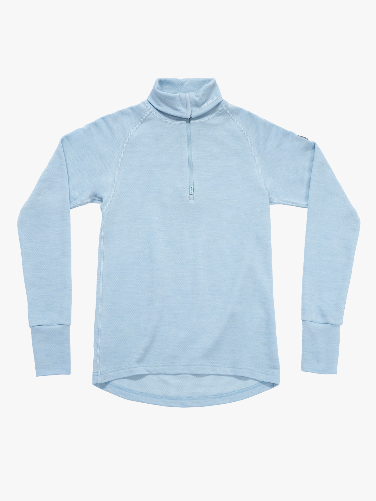 Devold Expedition Merino 235 Zip Neck Woman Blå