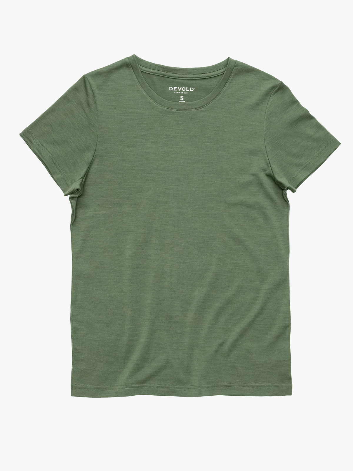 Devold Classic Tee Woman Grønn