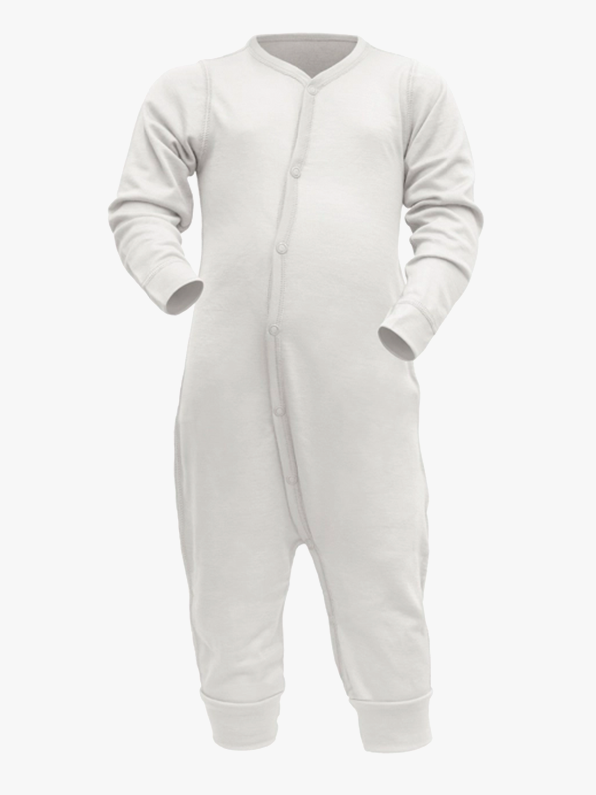 Devold Breeze Merino Sleepsuit Baby Offwhite