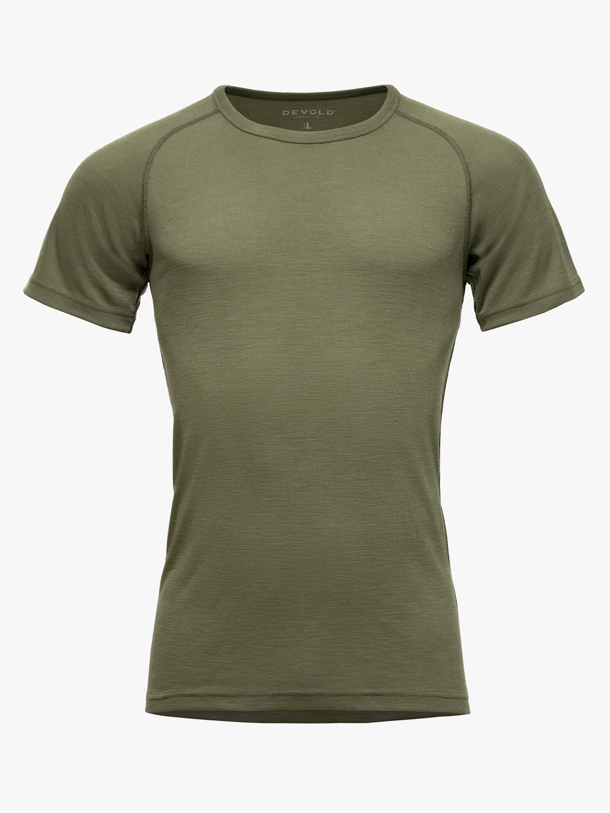 Devold Lauparen Merino 190 Base Tee Man Grønn