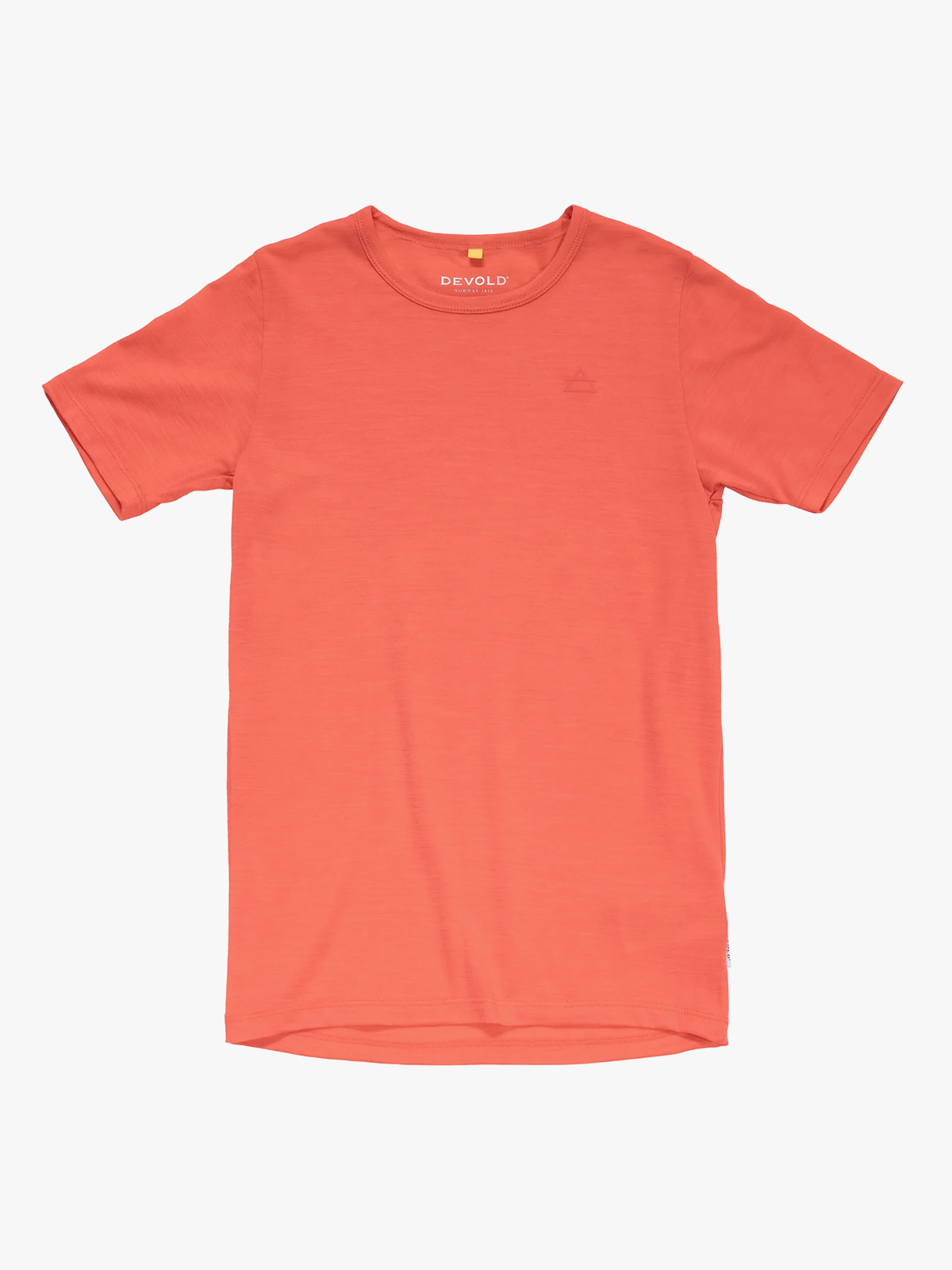 Devold Active Tee Junior Cayenne